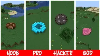Minecraft Battle: Tunnel House Noob vs Pro vs Hacker vs God in Minecraft