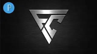 How To Make Monogram Logo || FC Logo Design || Pixellab Logo Design