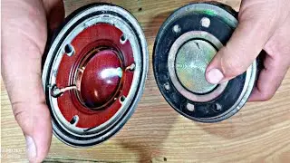 Loudspeaker Horn Unit Repair || Amplifier Driver Unit Diaphragm Change & Coil Connection