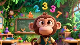 10 Little Monkeys Jumping 🐵 | Fun Counting & Action Song for Kids | Nursery Rhymes & Baby Songs