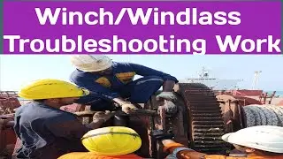 Ship Winch Brake Repair&lrm;&lrm; | Windlass Maintenance On Ship&lrm;&lrm; | Brake Liner Fitting And Cheek Plate