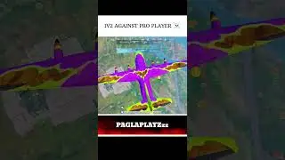 1V2 AGAINST PRO PLAYER ☠️ #shorts #bgmi #paglaplayzzz