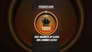 EASY BO6 ZOMBIES UNLIMITED XP LEVEL 1000 GLITCH #shorts #bo6zombies #bo6 #cod #trendingshorts #reels