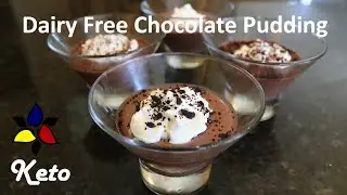 Dairy Free Chocolate Pudding &ndash; KETO dessert, egg free, gluten free
