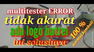 multitester error tidak akurat