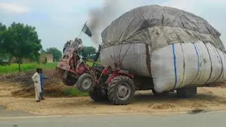 Amazing tractor lift & Hydraulic power of JCB tractor lift part 2 