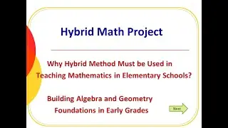 Hybrid Method: Teaching Pythagorean Theorem in Elementary School
