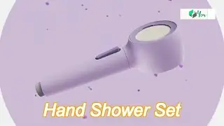 high-pressure shower head with 360&deg; rotatable spray nozzle that can be stopped