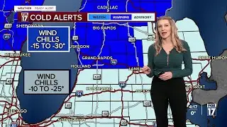 Friday PM Forecast: Near record cold, dangerous wind chills