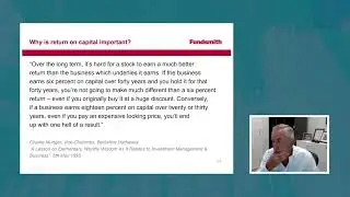 Terry Smith: Return on Capital