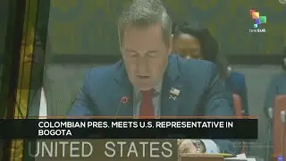 FTS 12:30 21-10: Президент Колумбии встречается с представителем США в Боготе