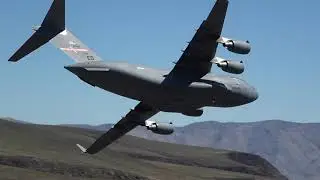 Star Wars Canyon/Jedi Transition......C-17 Low Level Pass