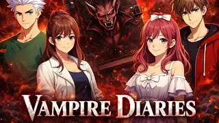Vampire Diaries Anime Movie Official Trailer 🔥Best Horror Drama Fantasy 2026 By Folax Studio