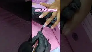 Curso de gel moldado no nosso curso onLINE Forma&ccedil;&atilde;o de Manicures #manicure   #cursodemanicure #nail