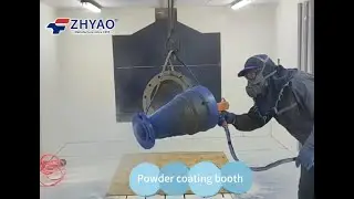 ZHYAO Manual Powder Coating Systems Precision Handcraft Finishes!#metalfinishing #industrialcoating