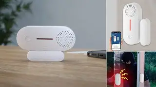 Alarme pour porte et fen&ecirc;tre connect&eacute;e XMD-104.app VisorTech [PEARLTV.FR]