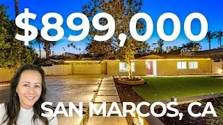 Stunning Single-Story Home in Quiet San Marcos Cul-De-Sac, San Diego, CA!