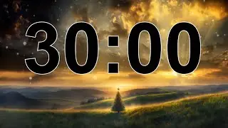 30 Minute Timer Over Beautiful Animation & Music 🎶