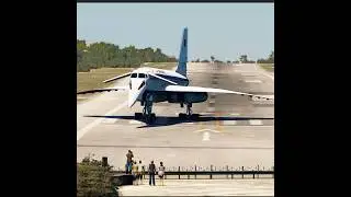 Impossible Takeoff Supersonic Tupolev TU-144D from Skiathos Airport #shorts