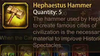 Evony Kings Hephaestus Hammer for Subcity