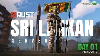 Rust Sri Lankan Server 2025 2nd Wipe! Day 01 Highlights 🌴🔥 | Dilaa G | Rust gameplay sinhala