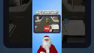 CBR Examenvraag | Auto Theorie | In welke situatie is doorrijden toegestaan?