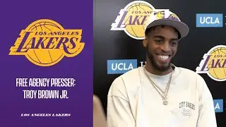 Intro Press Conference: Troy Brown Jr (7/6/22)