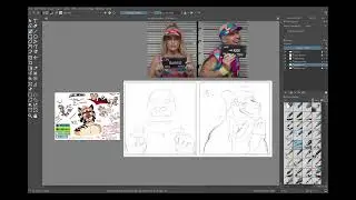 Barbie Mugshot Speed Paint (lol) | Krita