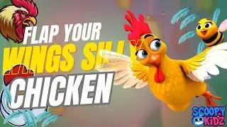 Wake Up! Flap your Wings Says the Rooster! 🎶 | Fun Morning Song for Kids | Nursery Rhymes & Songs