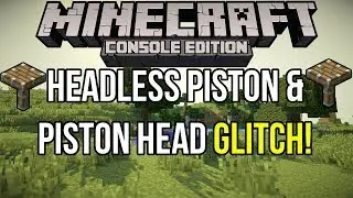 Minecraft Xbox & PS3: Headless Piston & Piston Head Glitch! [Tutorial!]
