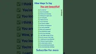 other Ways to say 