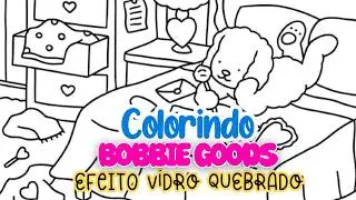 PINTANDO BOBBIE GOODS | EFEITO VIDRO QUEBRADO | BOBBIE GOODS FAKE | PINTE COMIGO | COLOR WITH ME