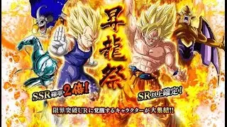 (GLB) LOTS OF SSR PULLS!!!! RISING DRAGON CARNIVAL BANNER !!!  #DOUBLE RATES DBZ Dokkan Battle