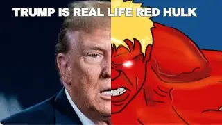 What If Donald Trump Were the Real-Life Red Hulk? Animation Inspired by True Events!