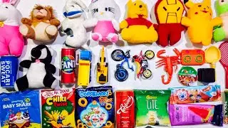 #thebest hunting mainan chiki es krim upin ipin ironman mobil tayo spiderman spongebob  lol 41