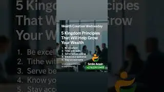Kingdom wealth creation principles. #wealth #creation