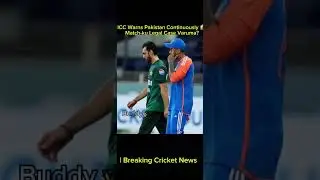 ICC Warns Pakistan Continuously 😱 | Match-ku Legal Case Varuma? | Breaking Cricket News #iccvspak