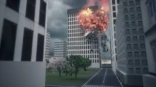 Explosion in Autodesk Maya 2020