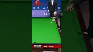 Luca Brecel's Long Double From Above 🤯 #shorts