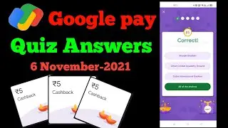 Google Pay Quiz Answers Today | Google Pay Festive Quiz Answers  |  GPay Quiz Answer 6 Nov 2021