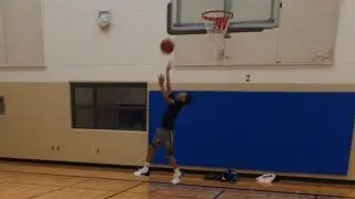 Basketball workout still working outside of training and practice  to keep getting better and better