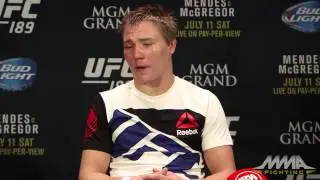 UFC 189: Cody Pfister Earned Early Birthday Present