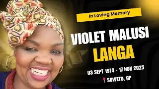 Violet Malusi Langa Funeral Service