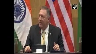 India News - U S  Secretary of State Pompeo meets Indian leadership in New Delhi