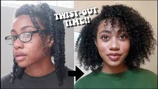 Twist out Routine on High Porosity Type 4 Natural hair