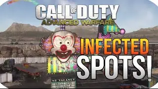 CoD AW New! Easy INFECTED SPOTS On Sideshow & Core (Advanced Warfare Glitches)