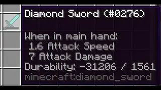 Minecraft - Custom Durability using commands - Minecraft Java Edition 1.21.1