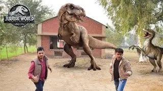 T-Rex Chase - Part 1 - Raptor chase -  Jurassic Park  Fan Movie - Jurassic World Fan Movie
