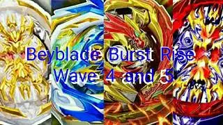 Beyblade burst rise wave 4 and 5 Royal/Eclipse Genesis, Master Devolos, Command Dragon