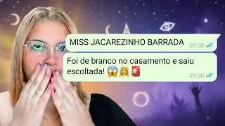 MISS JACAREZINHO BARRADA: Foi de branco no casamento e saiu escoltada! 😱👰🚨